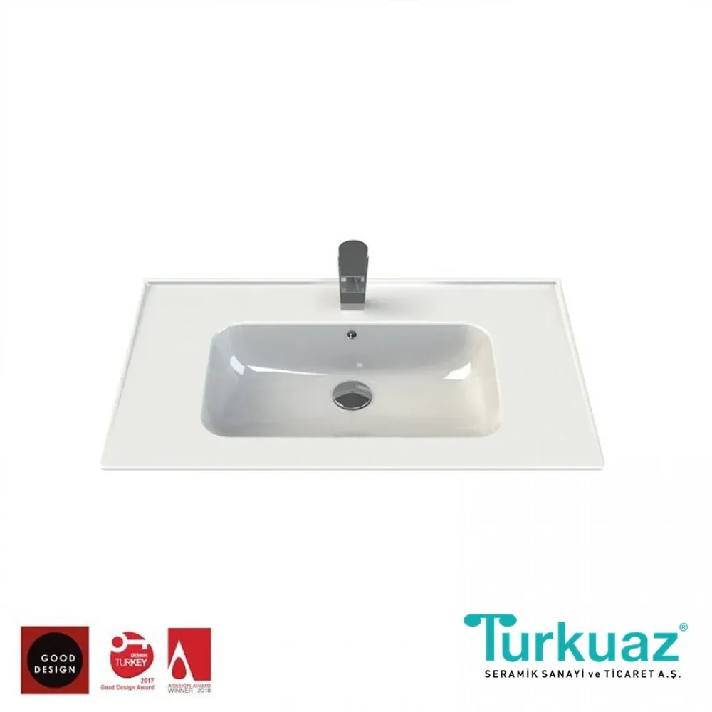 Turkuaz Blue etajerli lavabo 65*47 CM